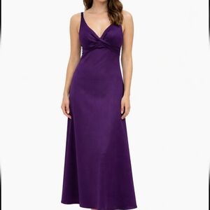 Alfred Angelo Women's Sz 6 Regal Purple Long Evening Gown, HoCo, party